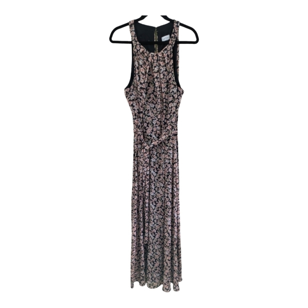 Nicole Miller NY floral sleeveless maxi dress Size 14-16